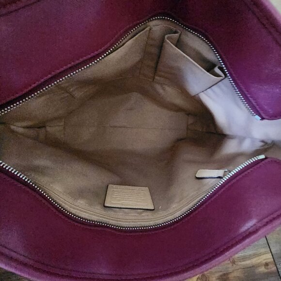 Euc Coach City Zip Top Leather Shoulder Bag Purse - Picture 12 of 14